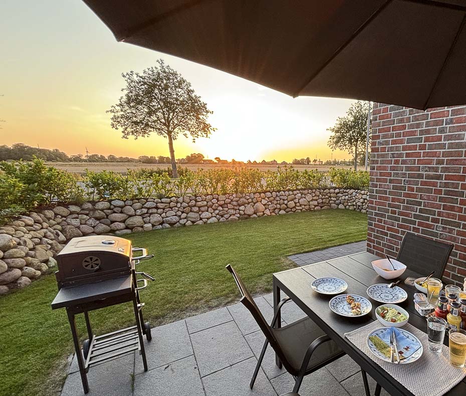 Ferienhaus „Küstenhäuschen“ - Terrasse